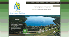 Desktop Screenshot of campinglacauxsables.com